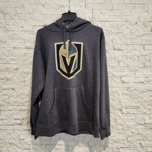 NWT Men's Vegas Knights 29 Fleury Gray Hoodie Fanatics Size Lg